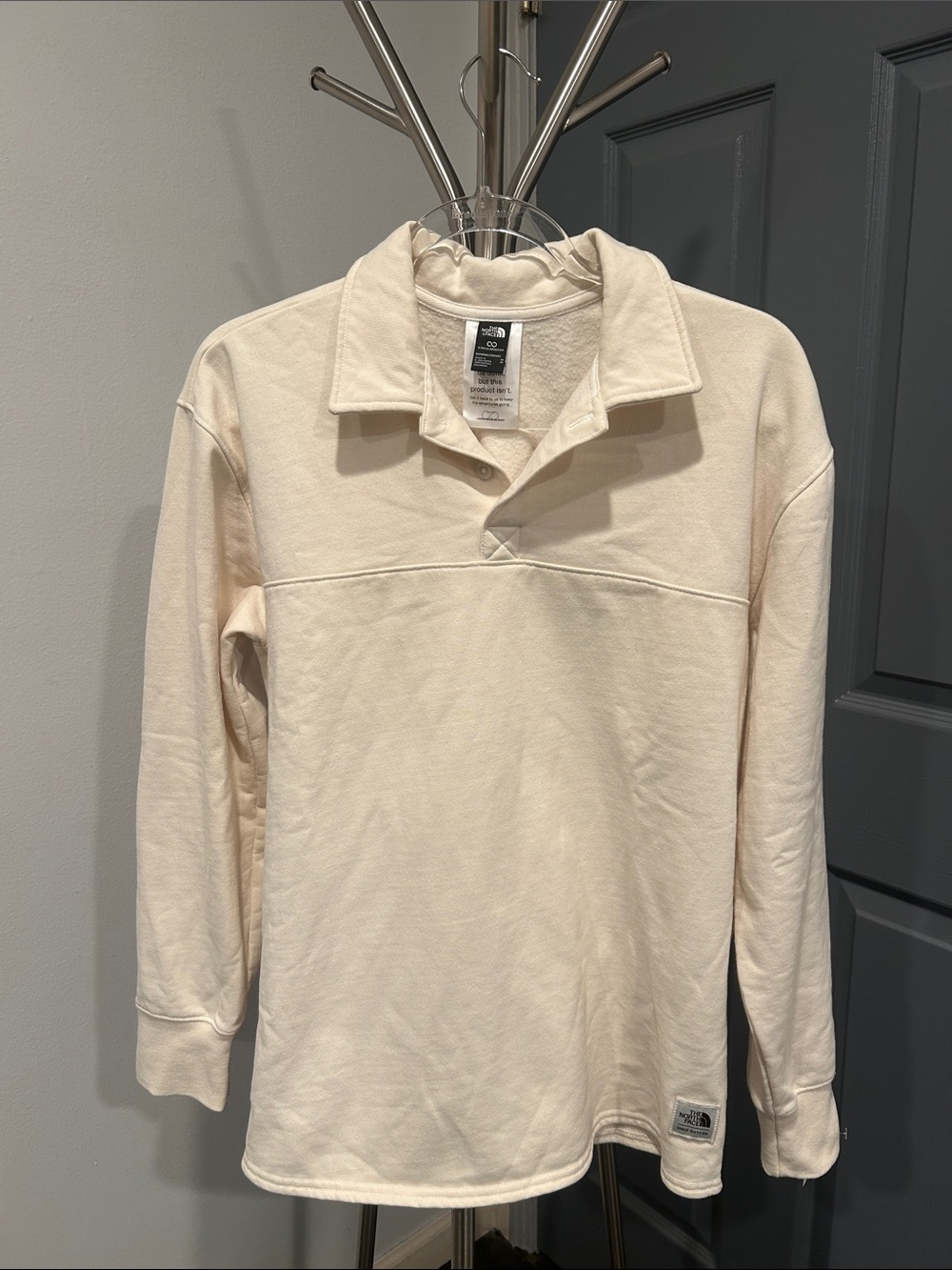 The North Face Women’s Long-Sleeve Polo - Cream